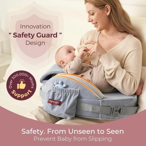 Подушка для кормления Momcozy CozyPro Grey, 57x37 см купить в Кишиневе