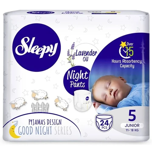 Scutece-chiloței Sleepy Night Junior 5 (11-18 kg), 24 buc. cumpăra în Chișinau