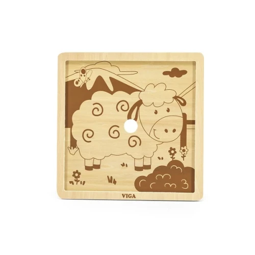 Puzzle din lemn Viga Sheep, 9 elemente cumpăra în Chișinau