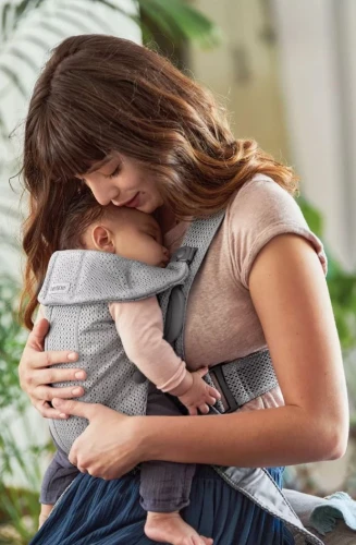 Кенгуру BabyBjorn Mini Grey 3D Mesh купить в Кишиневе