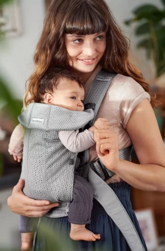 Кенгуру BabyBjorn Mini Grey 3D Mesh купить в Кишиневе