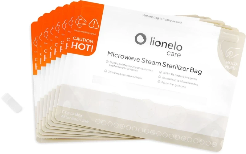Пакеты многоразовые для стерилизации в микроволновой печи Lionelo Thermbag, 8 шт. купить в Кишиневе