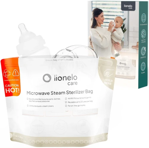 Пакеты многоразовые для стерилизации в микроволновой печи Lionelo Thermbag, 8 шт. купить в Кишиневе