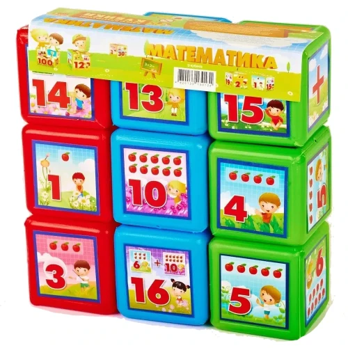 Cuburi M-Toys Matematica, 9 buc. cumpăra în Chișinau