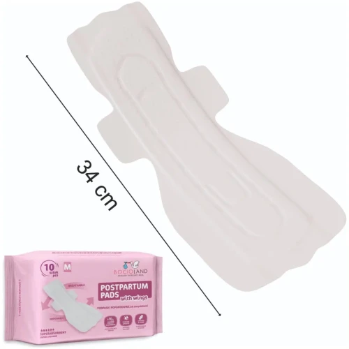 Послеродовые прокладки Bocioland Superabsorbent M, 10 шт. купить в Кишиневе