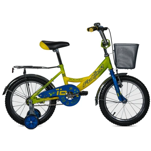 Велосипед Fulger Rocket Green Yellow, колёс 16" купить в Кишиневе