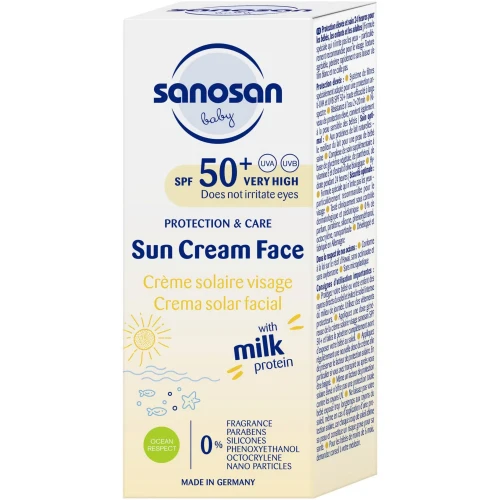 Солнцезащитный крем для лица Sanosan SPF50+, 30 мл купить в Кишиневе