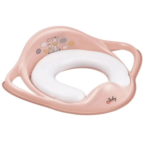 Детская накладка на унитаз Maltex мягкое Zebra Pink, 18 мес+ купить в Кишиневе