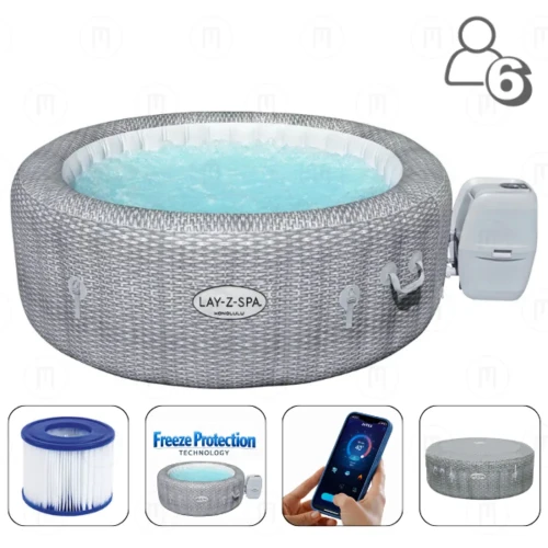 Jacuzzi Bestway SPA Honolulu AirJet 196x71 cm, 916 litri, 6 persoane cumpăra în Chișinau