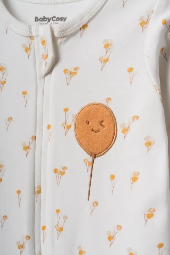 Комбинезон BabyCosy Ivory & Orange (6-9М) купить в Кишиневе