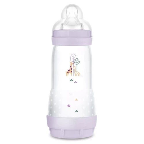 Бутылочка антиколиковая из пластика MAM Perfect Start Planet Love Girl, 320 мл купить в Кишиневе