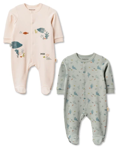 Salopetă BabyCosy Green & Ecru, 2 buc. (3-6L) cumpăra în Chișinau