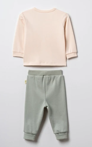 Pijama BabyCosy Green & Ecru (9-12L) cumpăra în Chișinau