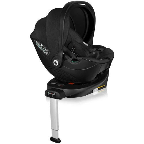Комплект автолюлька 40-85 см и база Isofix (I-Size) Lionelo Moxie Black Carbon купить в Кишиневе