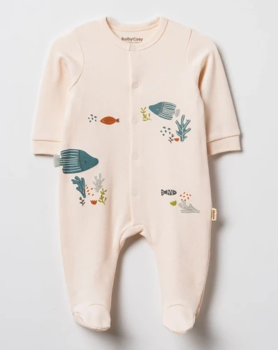 Salopetă BabyCosy Green & Ecru, 2 buc. (3-6L) cumpăra în Chișinau