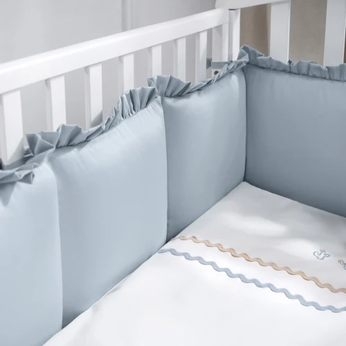 Lenjerie de patut Perina Toys Sateen Collection Acvamarin (6 piese), 120x60 cm cumpăra în Chișinau