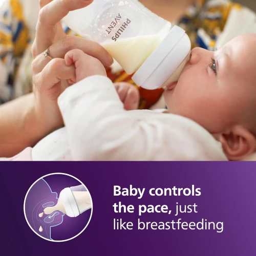 Набор бутылочек для кормления из полипропилена Philips Avent Natural Response, 260 мл, 2 шт. купить в Кишиневе