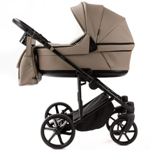 Carucior 2 in 1 Adamex Locco Deluxe Dark Beige cumpăra în Chișinau
