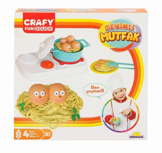 Set pastă de modelat Crafty Dough Lovely Kitchen, 10 elemente cumpăra în Chișinau