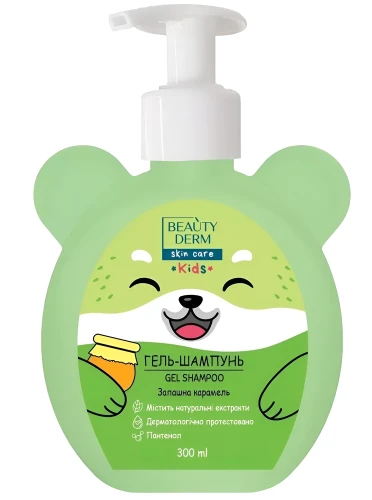 Гель для душа и шампунь для детей 2 в 1 Beautyderm Kids Caramel, 300 мл купить в Кишиневе