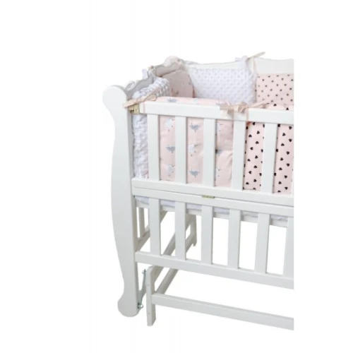 Pătuț Goydalka Natali Plus White pe balansoar cumpăra în Chișinau