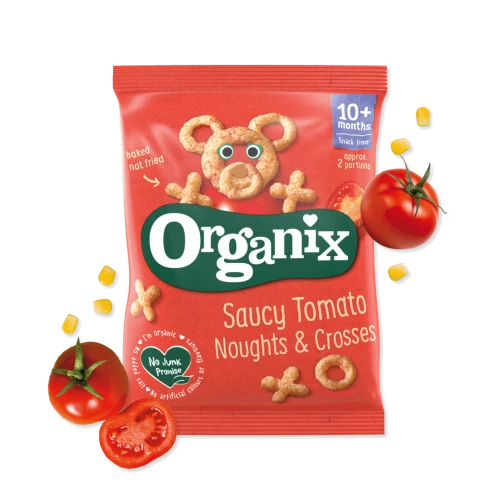 Gustări Organix Saucy Tomato Noughts & Crosses (10 luni+), 15 g cumpăra în Chișinau