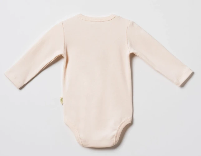 Body cu mânecă lungă BabyCosy Green & Ecru, 2 buc. (1-3L) cumpăra în Chișinau