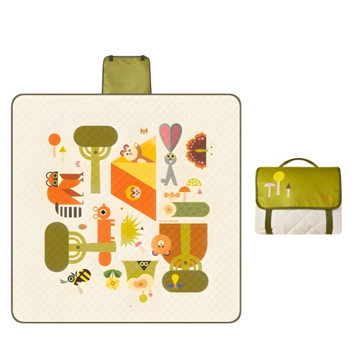 Детский коврик Mideer Camp Party, 200×200 см купить в Кишиневе