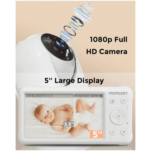 Видеоняня Momcozy BM01 5", 300 м купить в Кишиневе