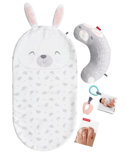 Covoraș pentru copii Fisher-Price Iepurașul cu pernuță, 76x40x9 cm cumpăra în Chișinau