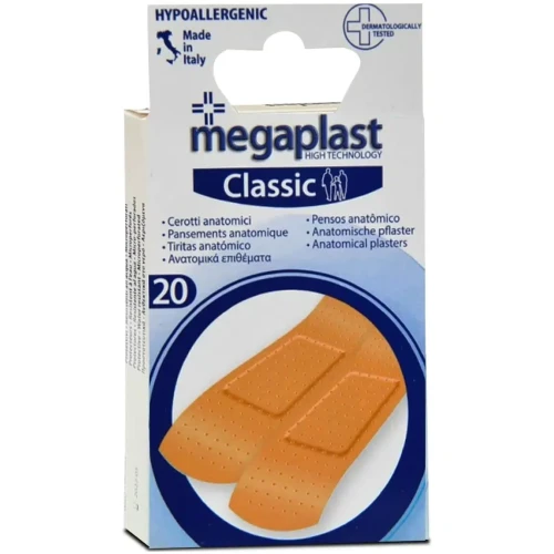 Emplastru Megaplast Classic Bej, 7x2 cm, 20 buc cumpăra în Chișinau