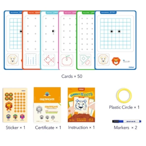 Joc de masă Mideer Wipe-clean Work Book Level 3: Connect The Dots cumpăra în Chișinau