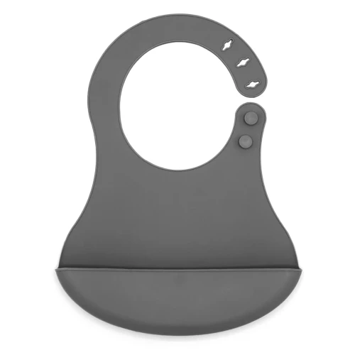 Силиконовый слюнявчик BabyJem Grey купить в Кишиневе