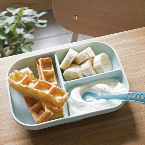 Set de masă din silicon Beaba Blue, 2 buc. cumpăra în Chișinau