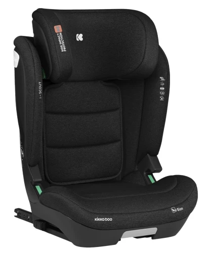 Автокресло 100-150 см (i-Size) Isofix Kikkaboo i-Scout Black купить в Кишиневе