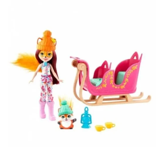 Set cu păpușă Enchantimals "Sanie Felicity and Flick" cumpăra în Chișinau
