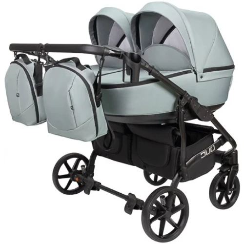 Carucior pentru gemeni 2 in 1 Angelina Tvigo-Duo Blue Smoke cumpăra în Chișinau