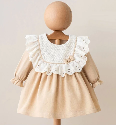 Платье с длинным рукавом Mymio Velvet Beige (24-36М) купить в Кишиневе