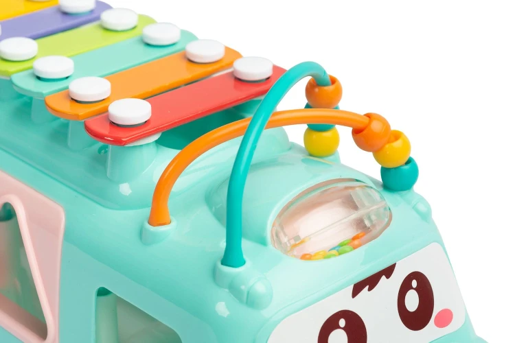 Игрушка-сортер Huanger Xilofon Buss Blue купить в Кишиневе