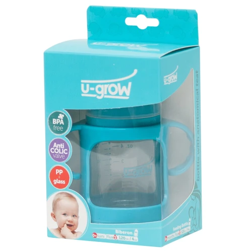 Biberon pentru bebelusi din sticla U-Grow, 120 ml cumpăra în Chișinau
