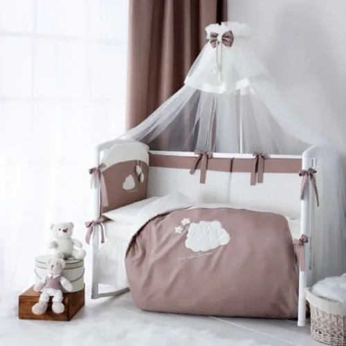 Lenjerie de patut 6 piese Perina Bambino Cappuccino cumpăra în Chișinau