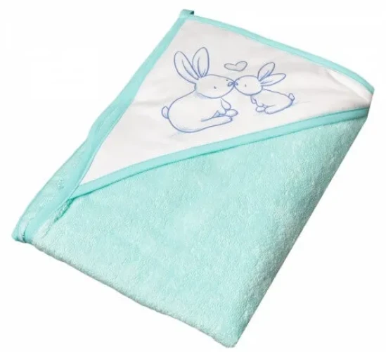 Банное полотенце Tega Baby Bunny Green, 100x100 см купить в Кишиневе