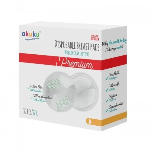 Прокладки для груди Akuku Premium, 30 шт. купить в Кишиневе