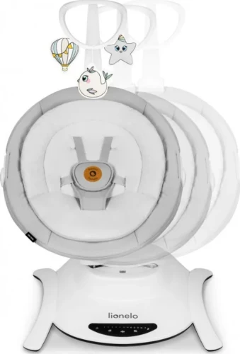 Patut-balansoar Lionelo Bella Set Grey Concrete cumpăra în Chișinau