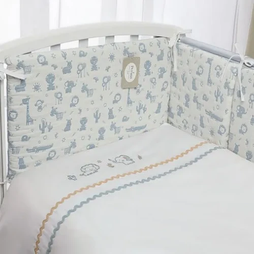 Lenjerie de patut 6 piese Perina Toys Animalute Albastre cumpăra în Chișinau