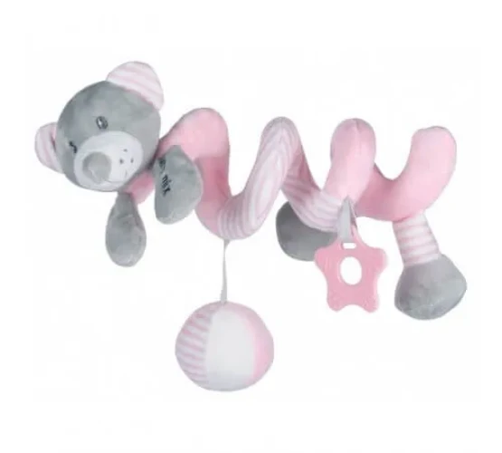Spirala pentru carucior  Baby Mix "Ursulet" roz cumpăra în Chișinau