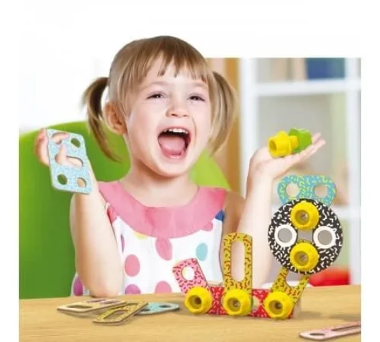 Set construcție Quercetti Tecno Shapes Basic, 25 elemente cumpăra în Chișinau
