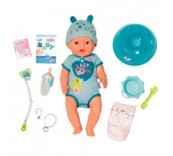 Интерактивная кукла Zapf Creation Baby Born "Очаровательный малыш" с аксессуарами купить в Кишиневе