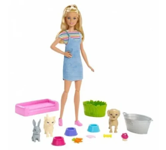 Set cu păpușă Barbie "Scalda și joacă” cumpăra în Chișinau