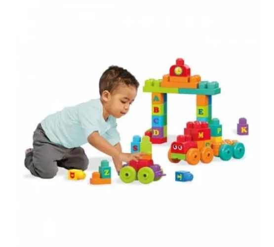 Set construcție Fisher Price Tren cu litere, 60 elemente cumpăra în Chișinau
